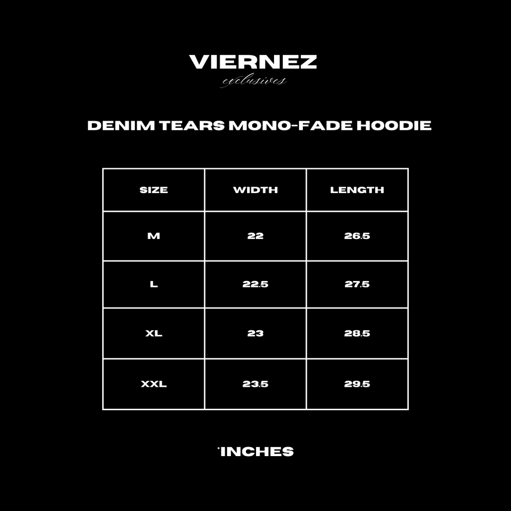Denim Tears Mono-fade hoodie