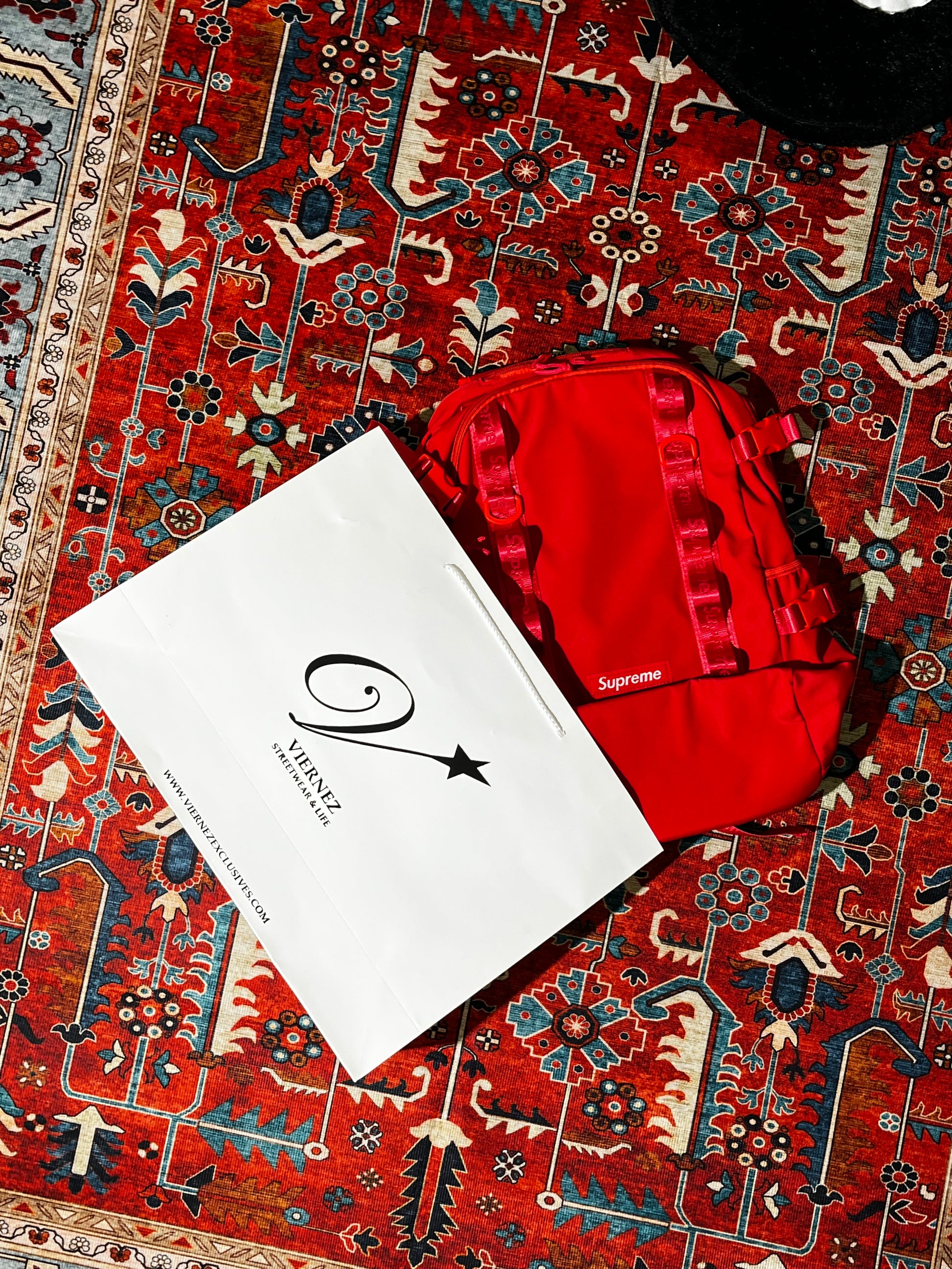 Supreme Box Logo Waterproof Backpack