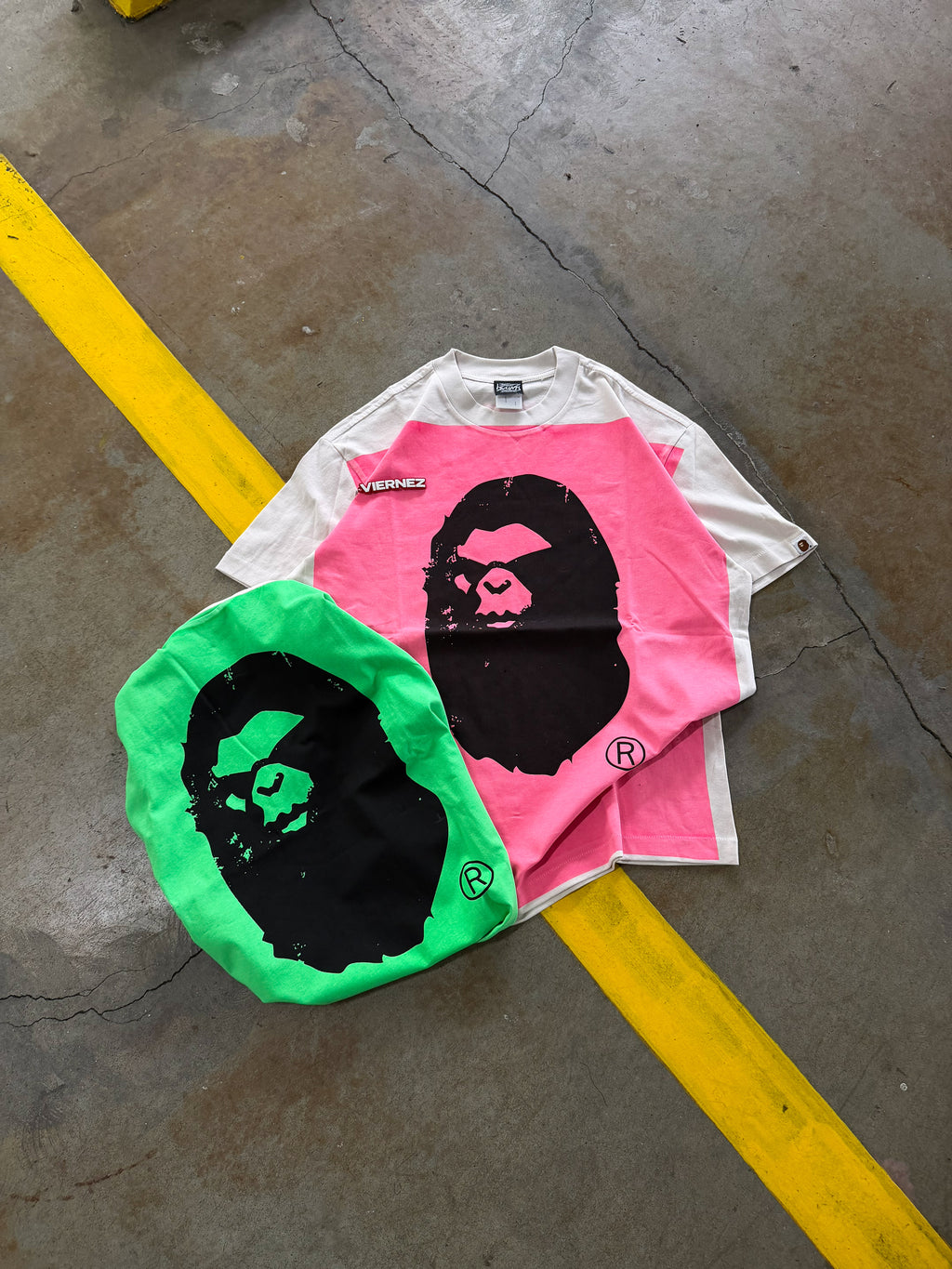 Bape X Saint MXXXXX "MADE FACE" tee