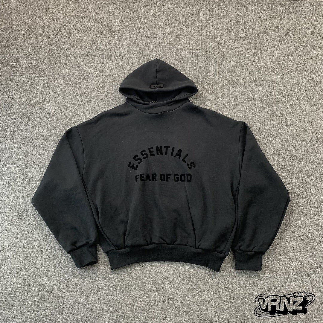 Essentials all black hoodie