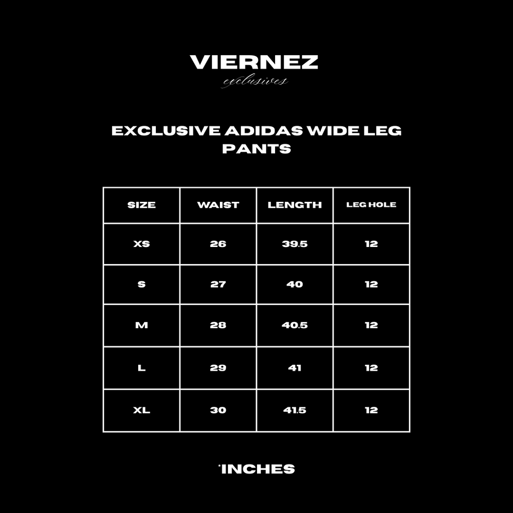 Exclusive Adidas Wide Leg Pants