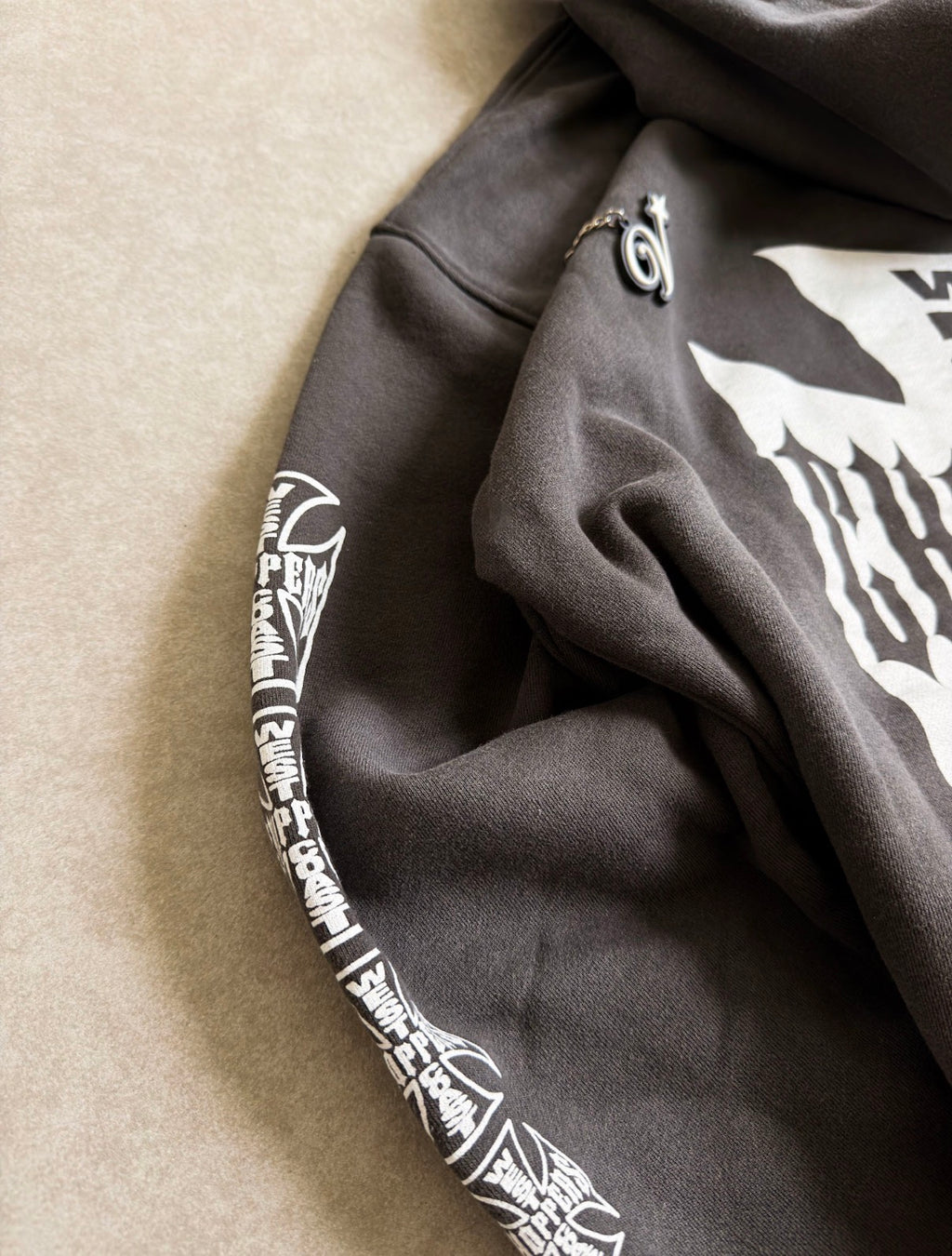 West Coast Choppers Smoked Zip Up Hoodie