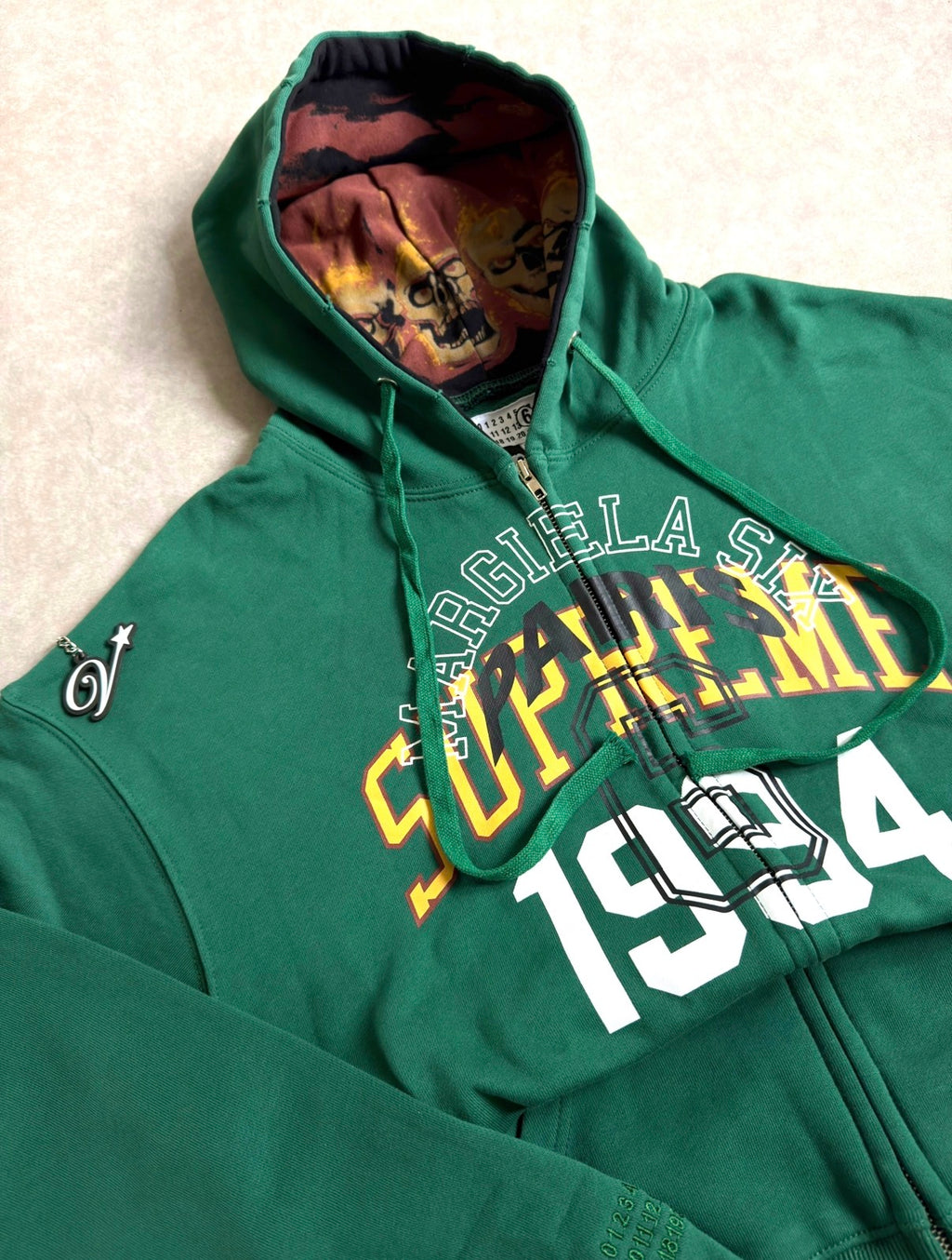 Supreme MM6 Maison Margiela Zip Up Hoodie