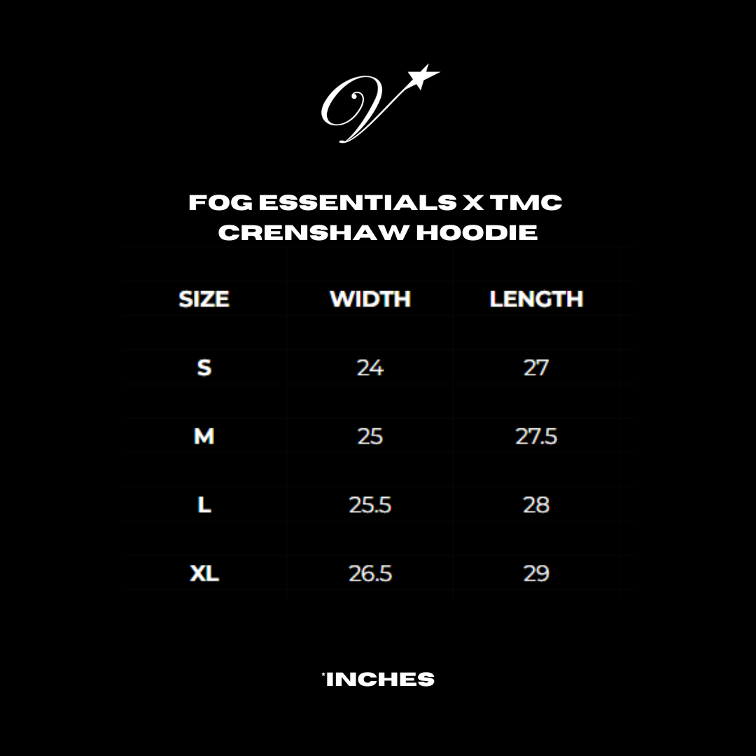 Essentials X TMC Crenshaw Hoodie