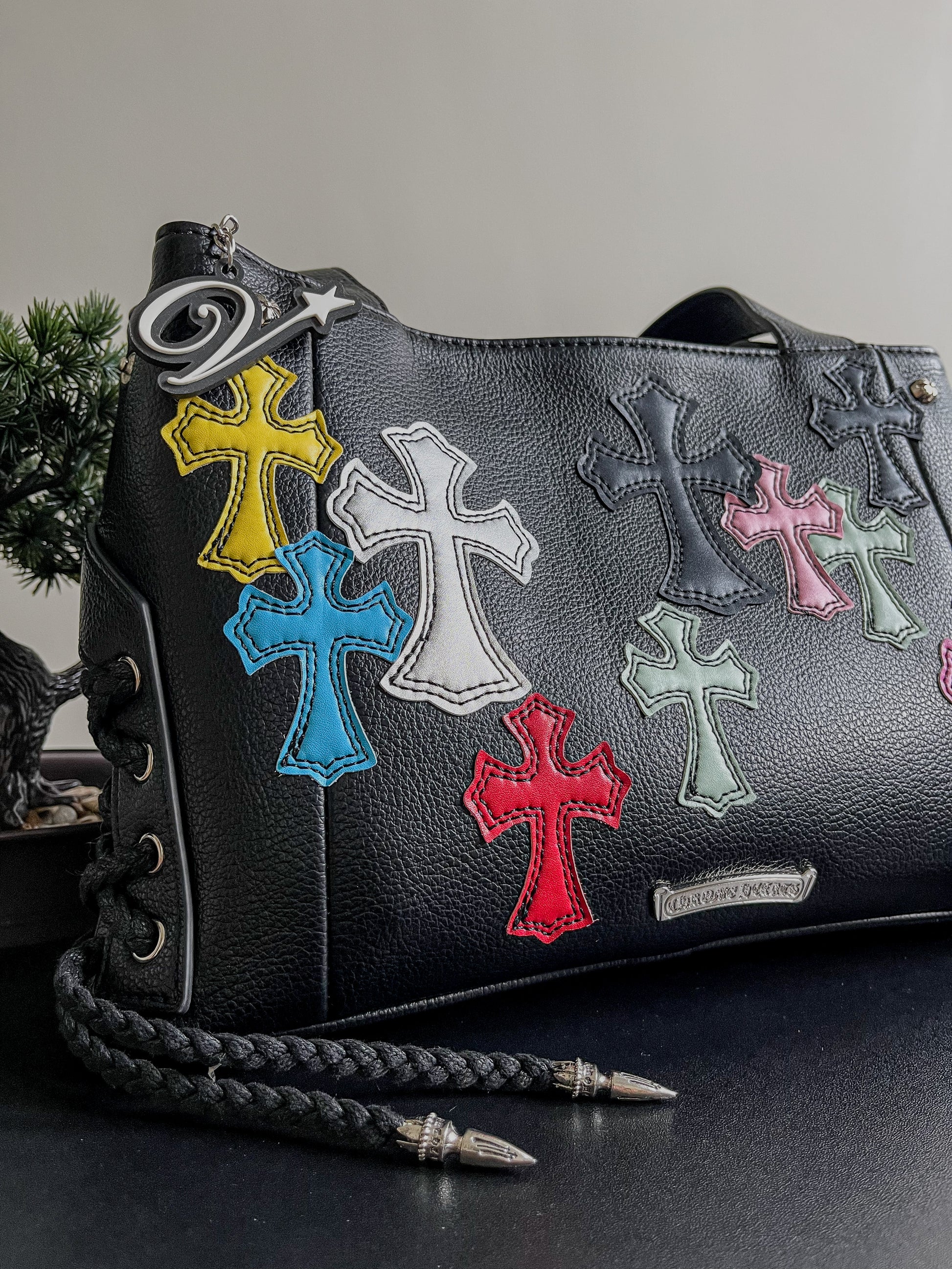 Chrome Hearts Patchwork Metal shoulder bag