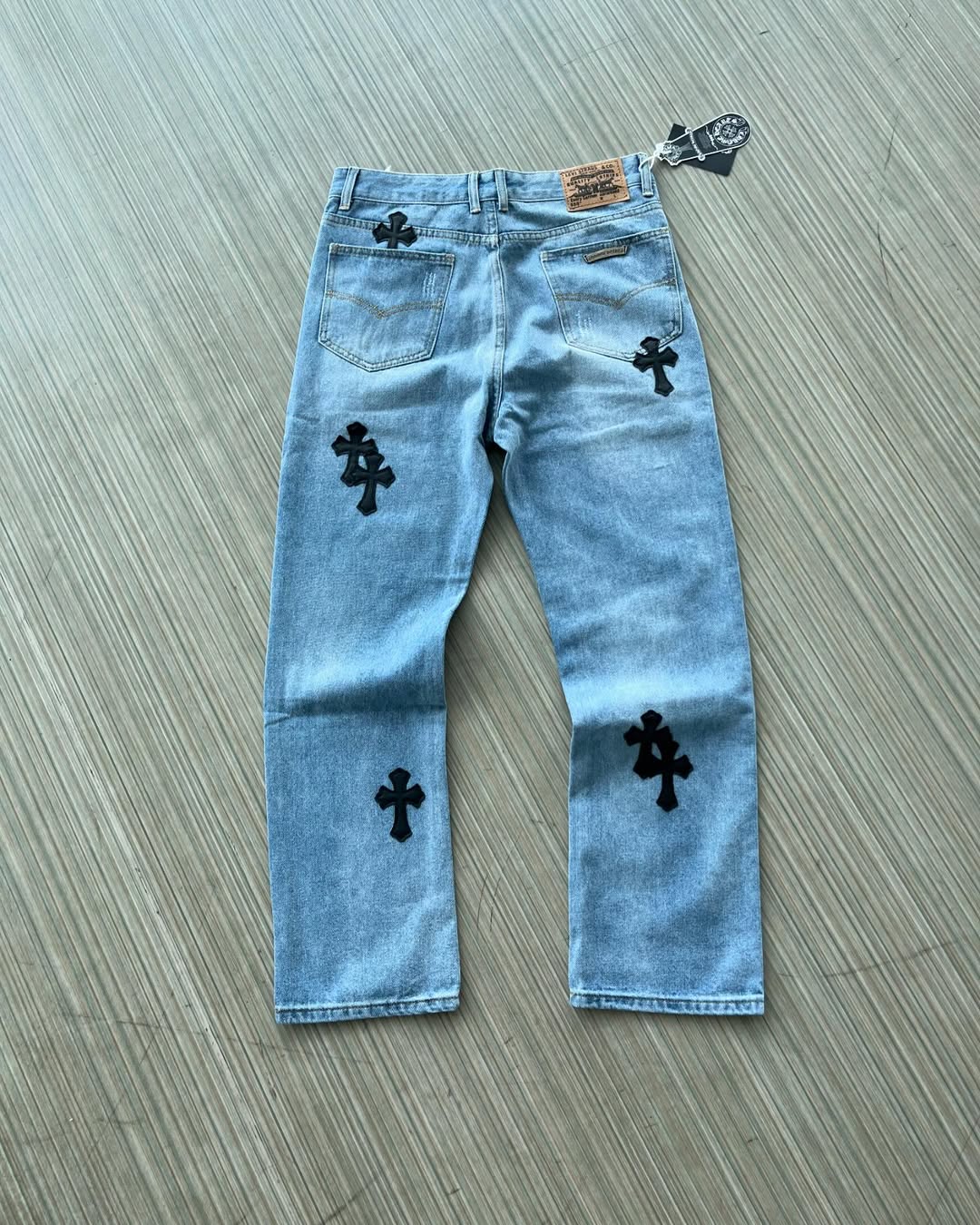 Levi's X Chrome hearts sex records denim pants