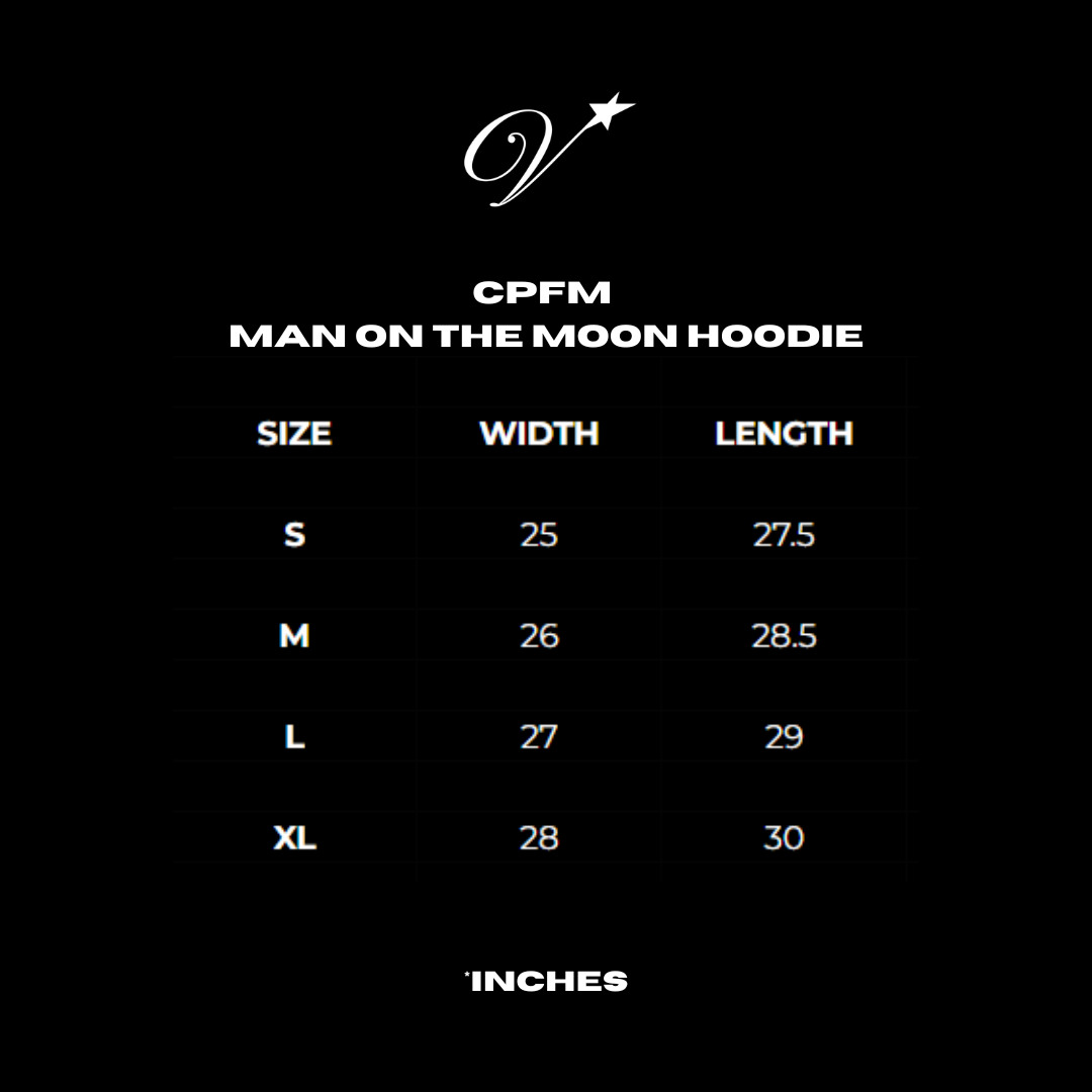 CPFM Man on the moon hoodie