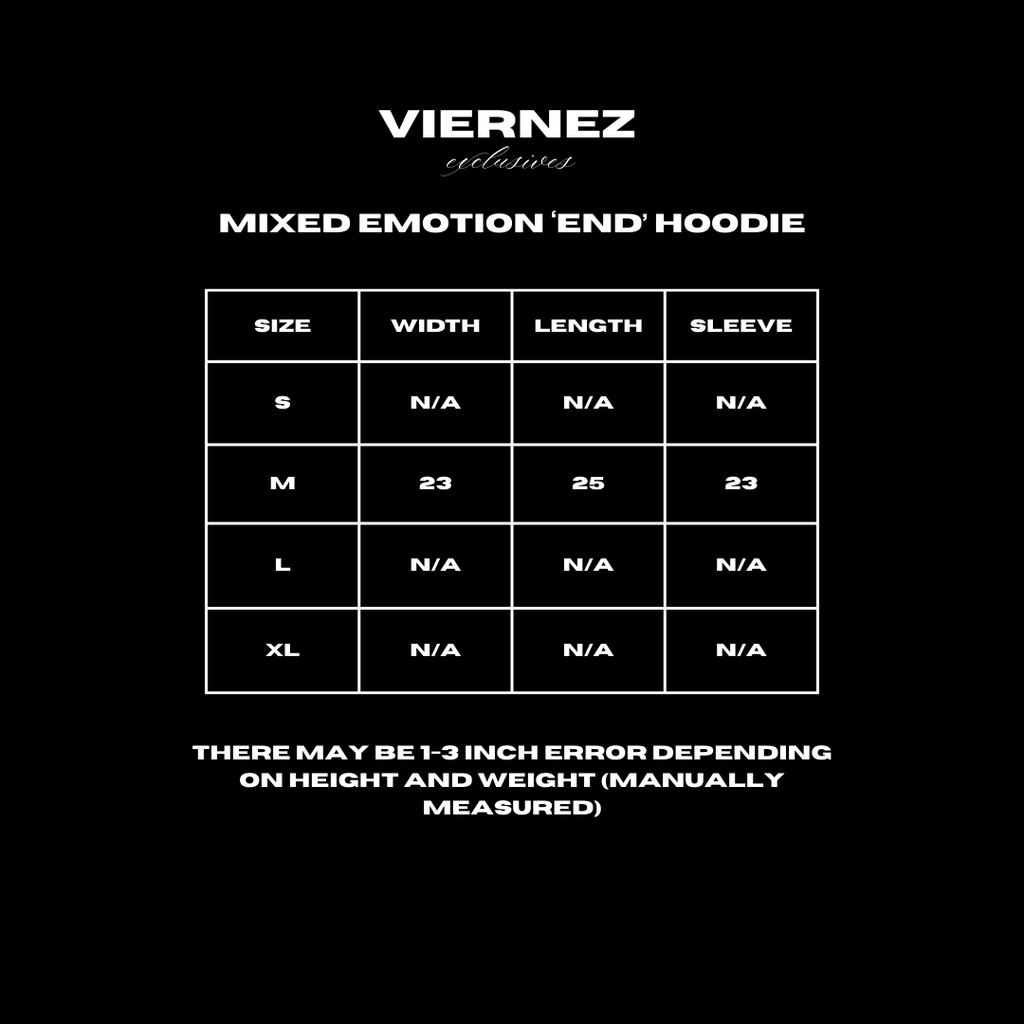 Mixed Emotion 'END' Hoodie