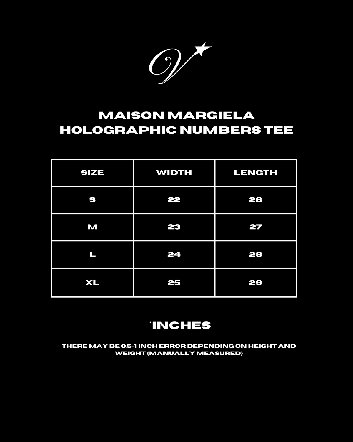 Maison Margiela Holographic Numbers Tee