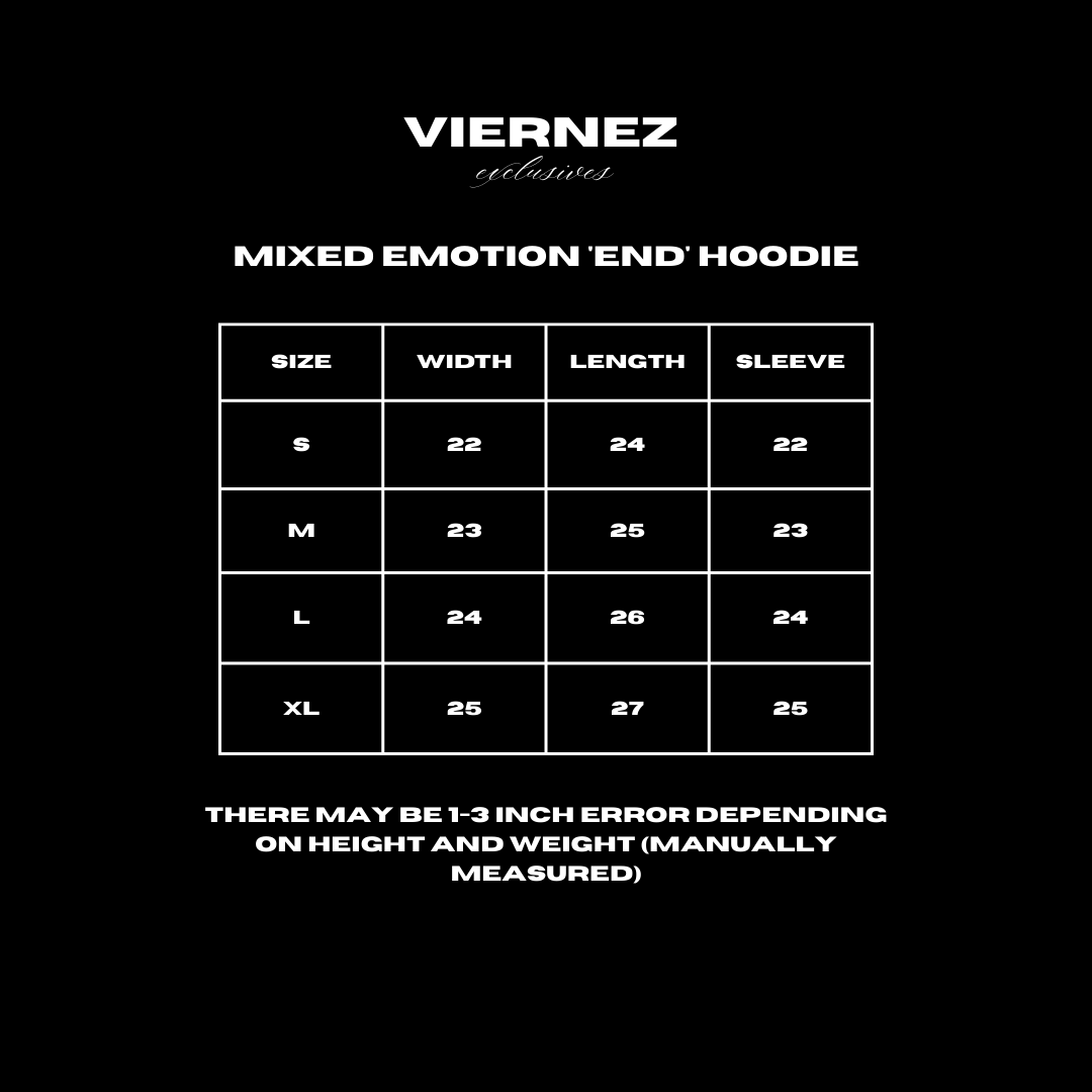 Mixed Emotion 'END' Hoodie