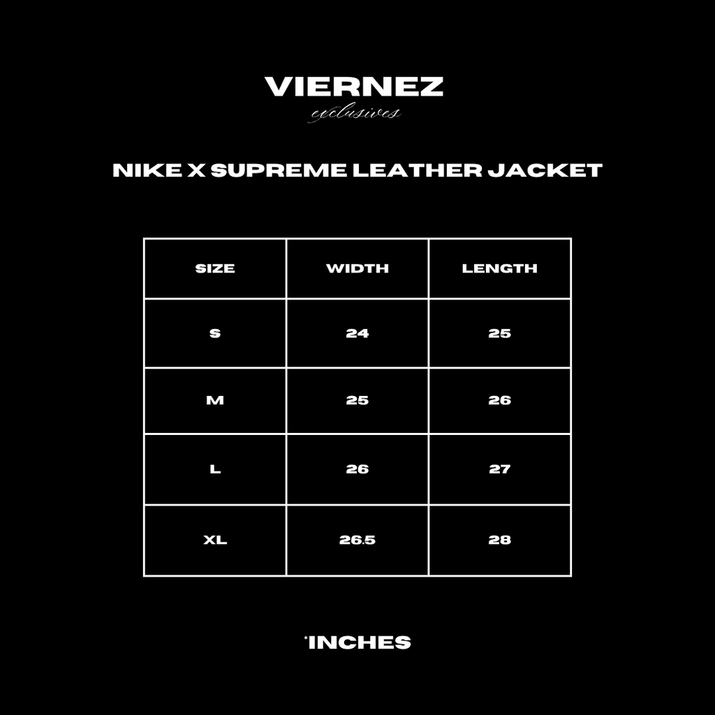 Nike X Supreme Leather Jacket