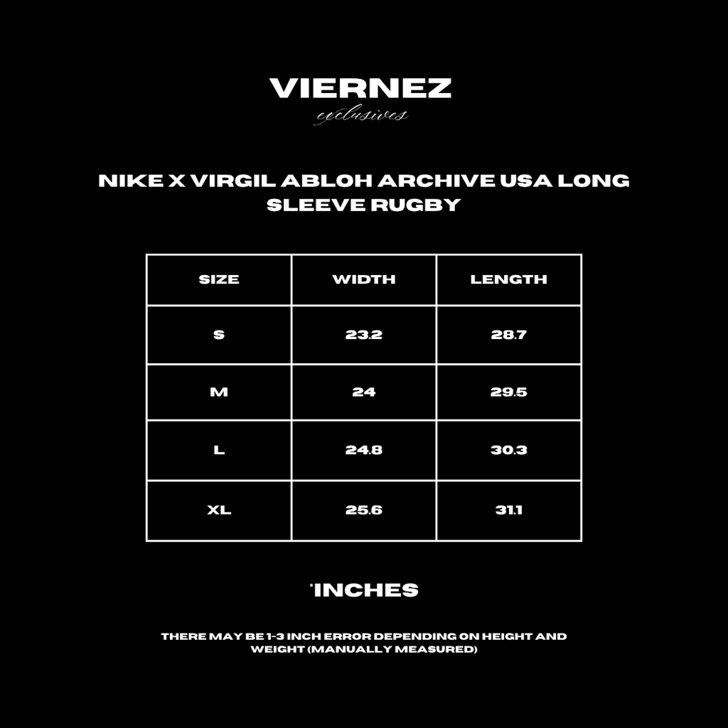 Nike x Virgil Abloh Archive USA Long Sleeve Rugby