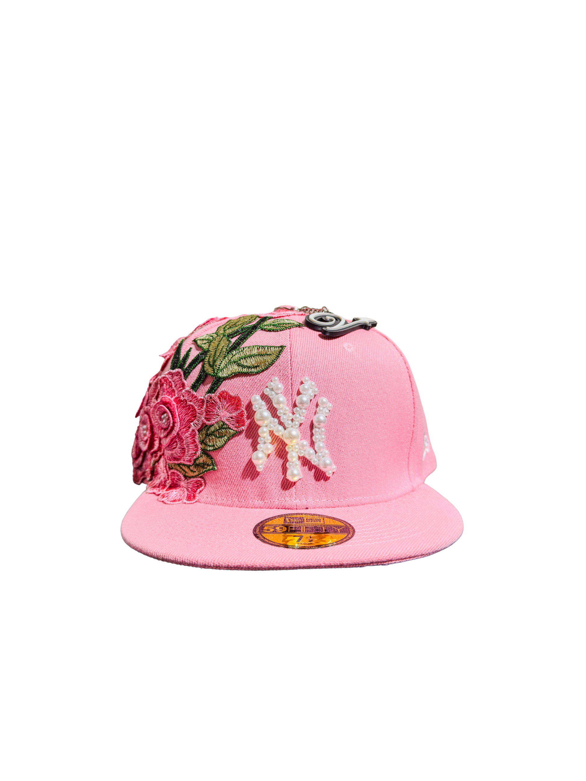 NY “La Fleur” Atelier Fitted Hat Pink (Size 7 1/2) - ON HAND