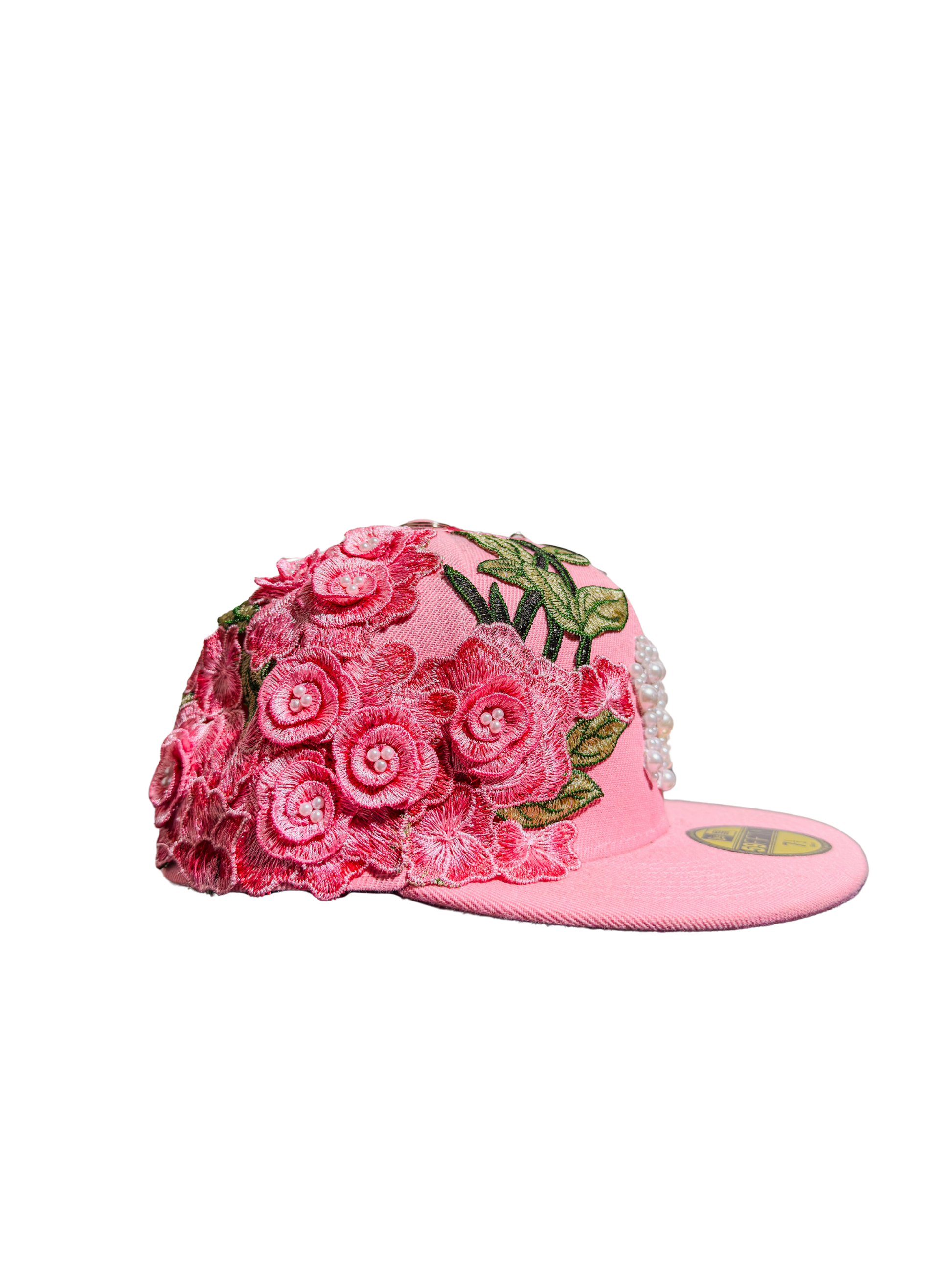 NY “La Fleur” Atelier Fitted Hat Pink (Size 7 1/2) - ON HAND
