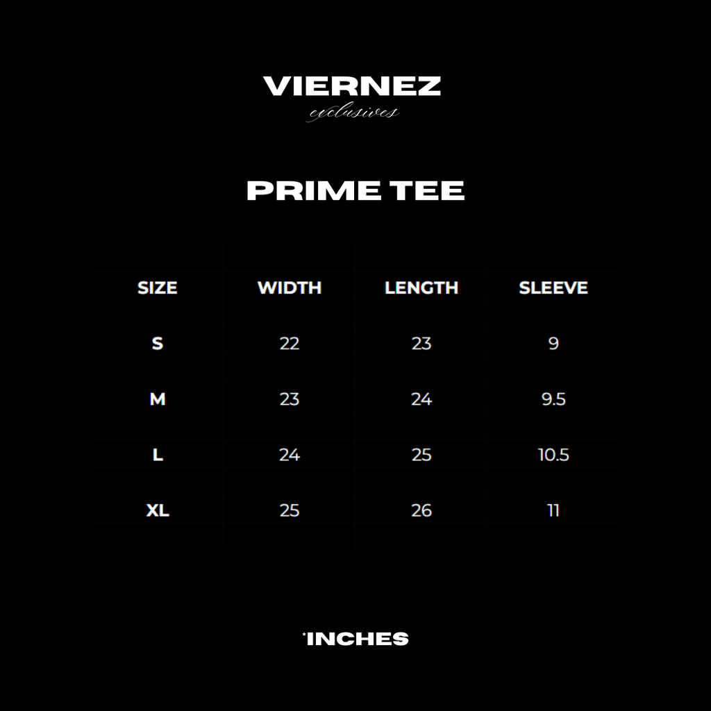 Prime tee in white