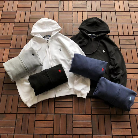 RL Full zip hoodie