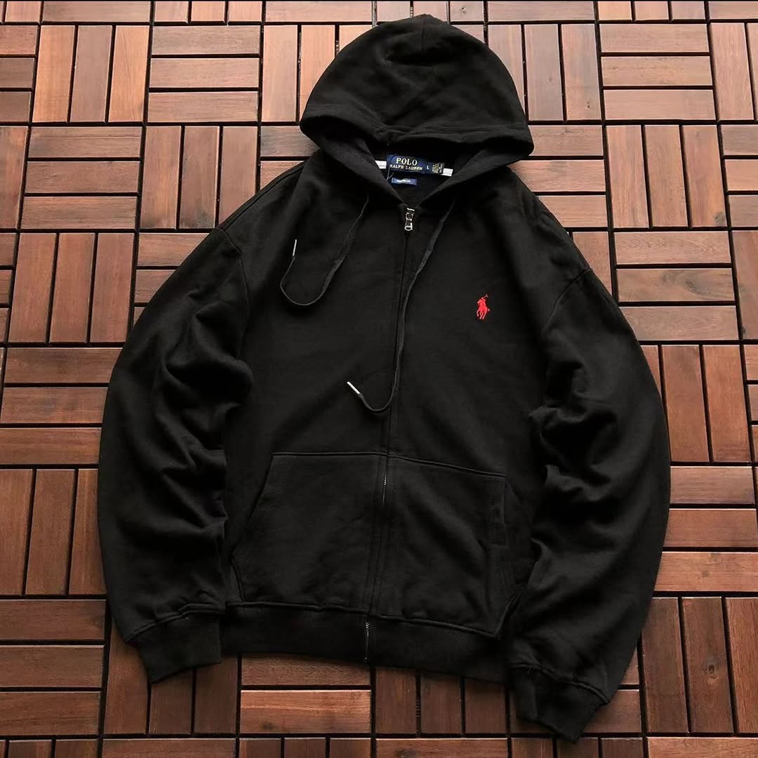 RL Full zip hoodie