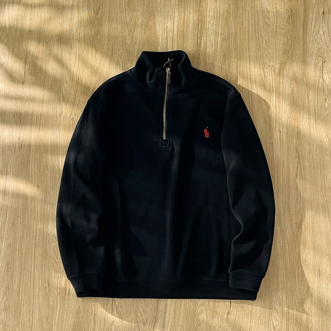 RL Half zipped jumper
