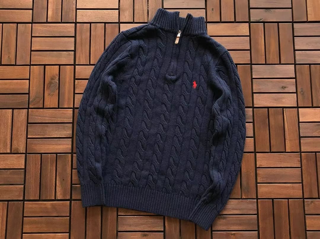 RL Knitted quarter zips