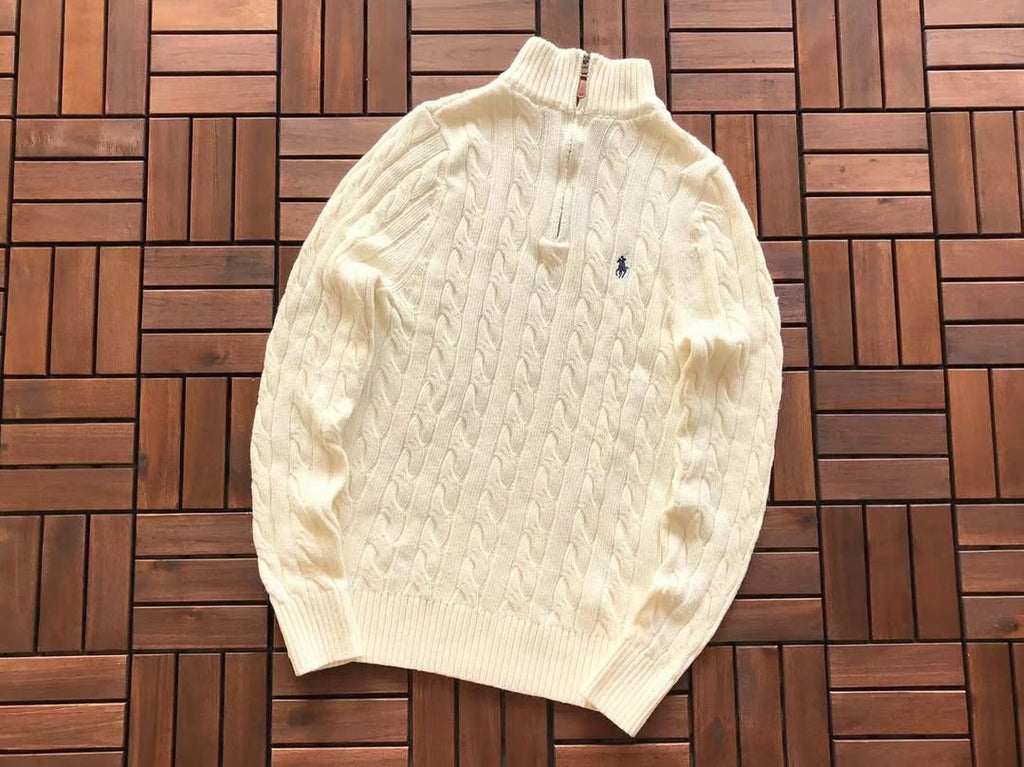 RL Knitted quarter zips