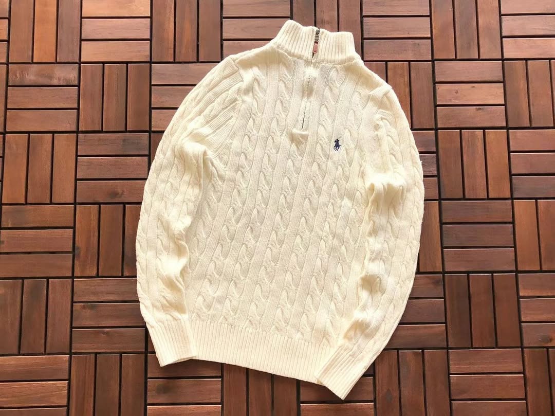 RL Knitted quarter zips