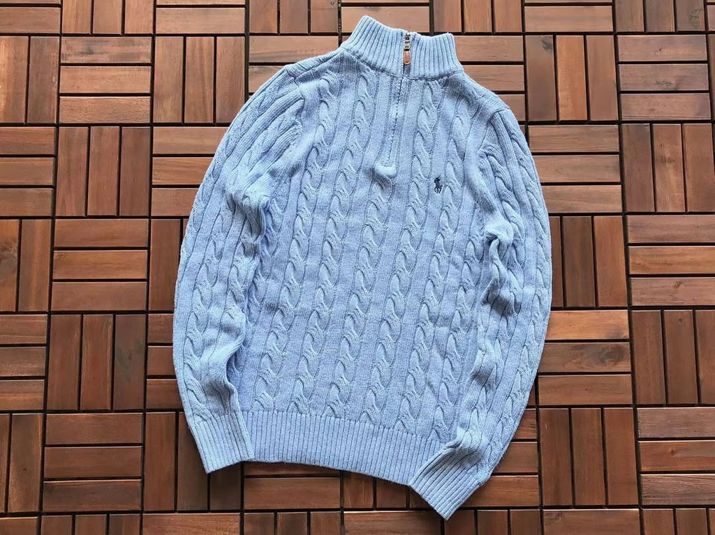 RL Knitted quarter zips