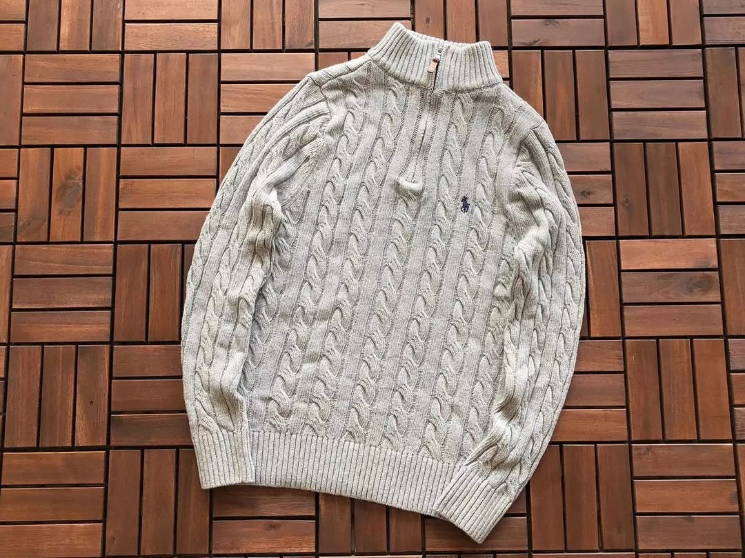 RL Knitted quarter zips