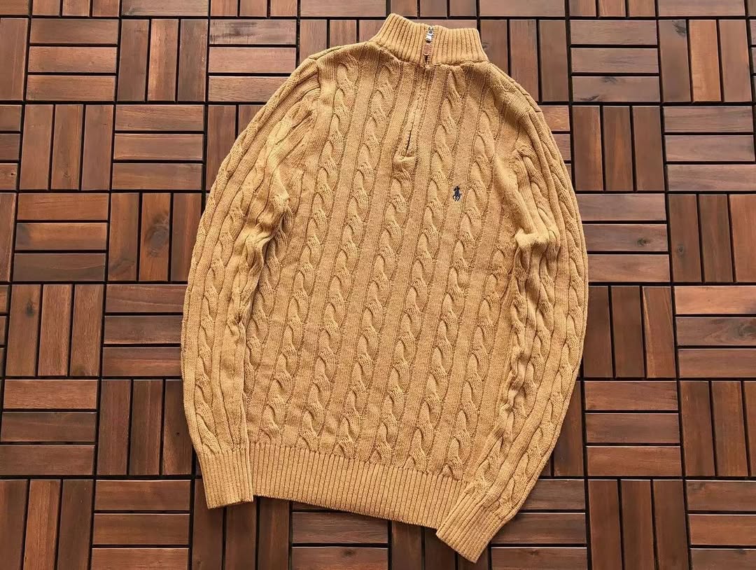 RL Knitted quarter zips