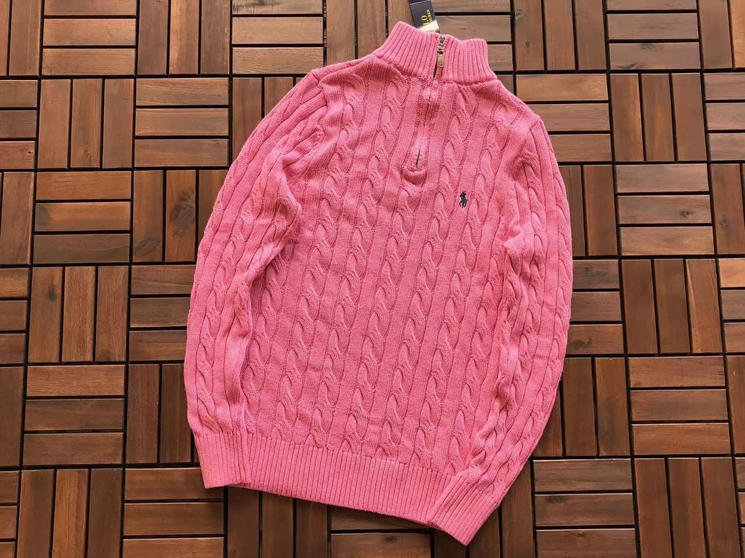 RL Knitted quarter zips