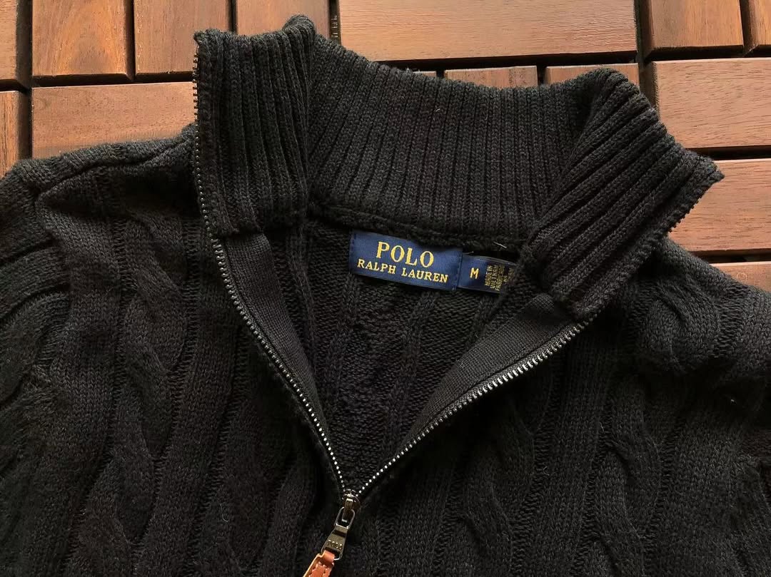 RL Knitted quarter zips