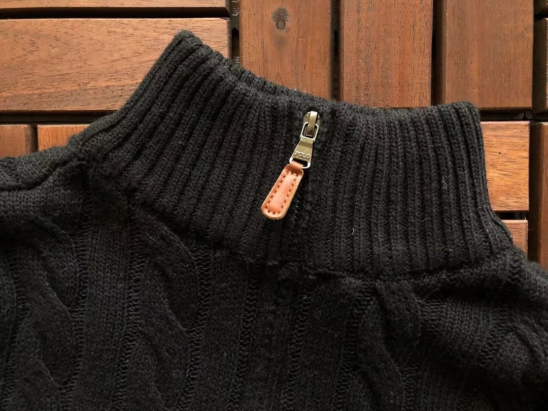RL Knitted quarter zips