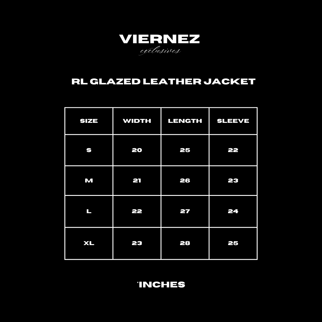 RL Glazed leather jacket