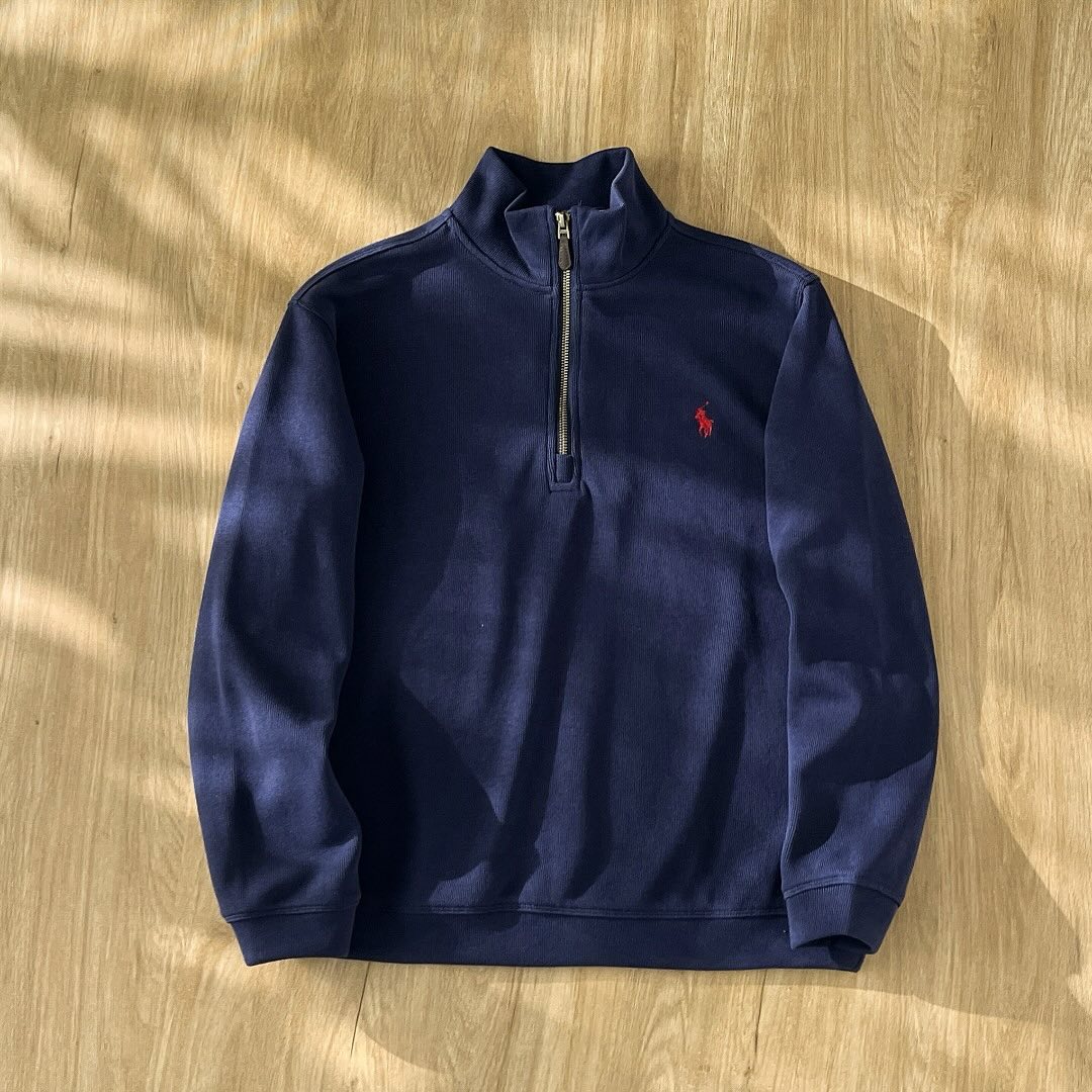 RL Half zipped jumper