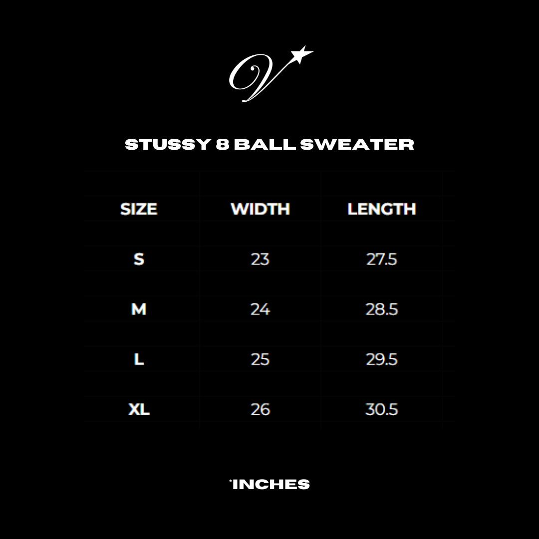 Stussy 8 ball sweater (knitted)