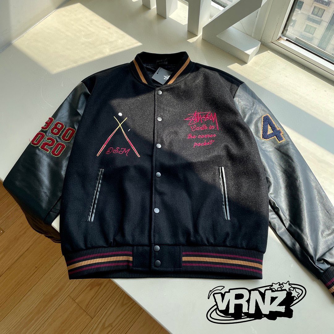 Stüssy 8 ball varsity jacket
