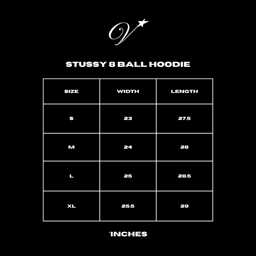 Stussy 8 ball hoodie
