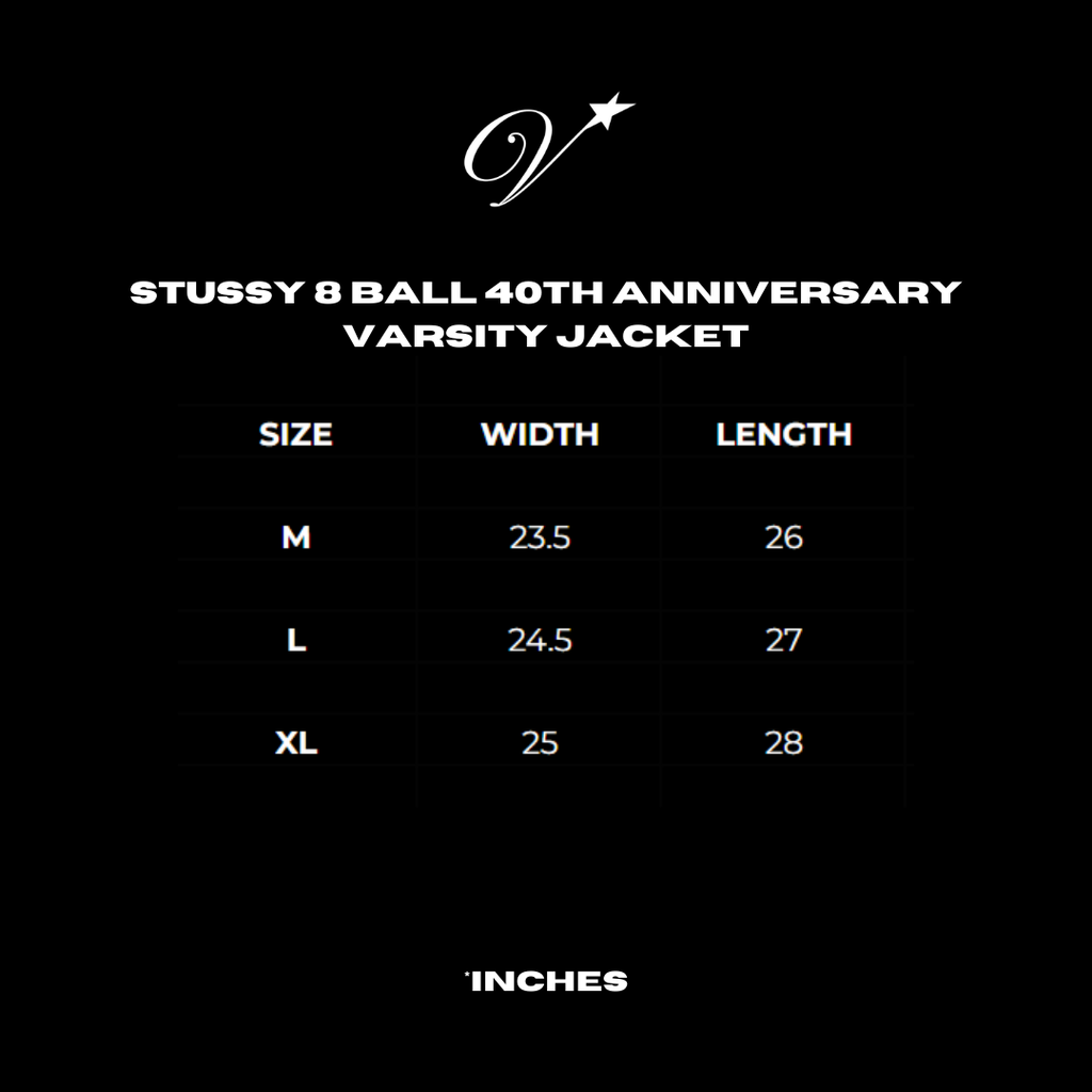 Stüssy 8 ball varsity jacket