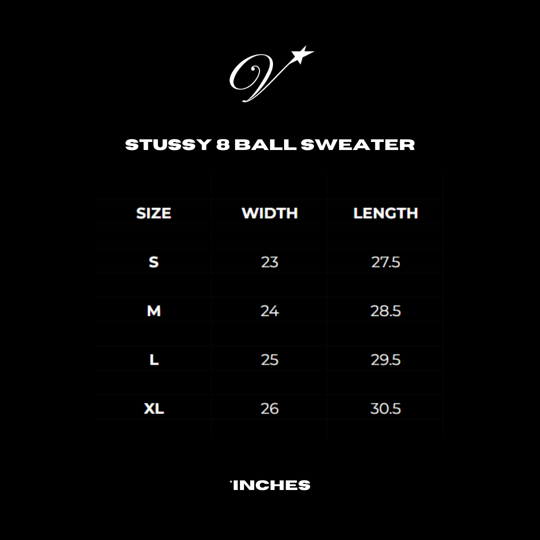 Stüssy 8 ball sweater
