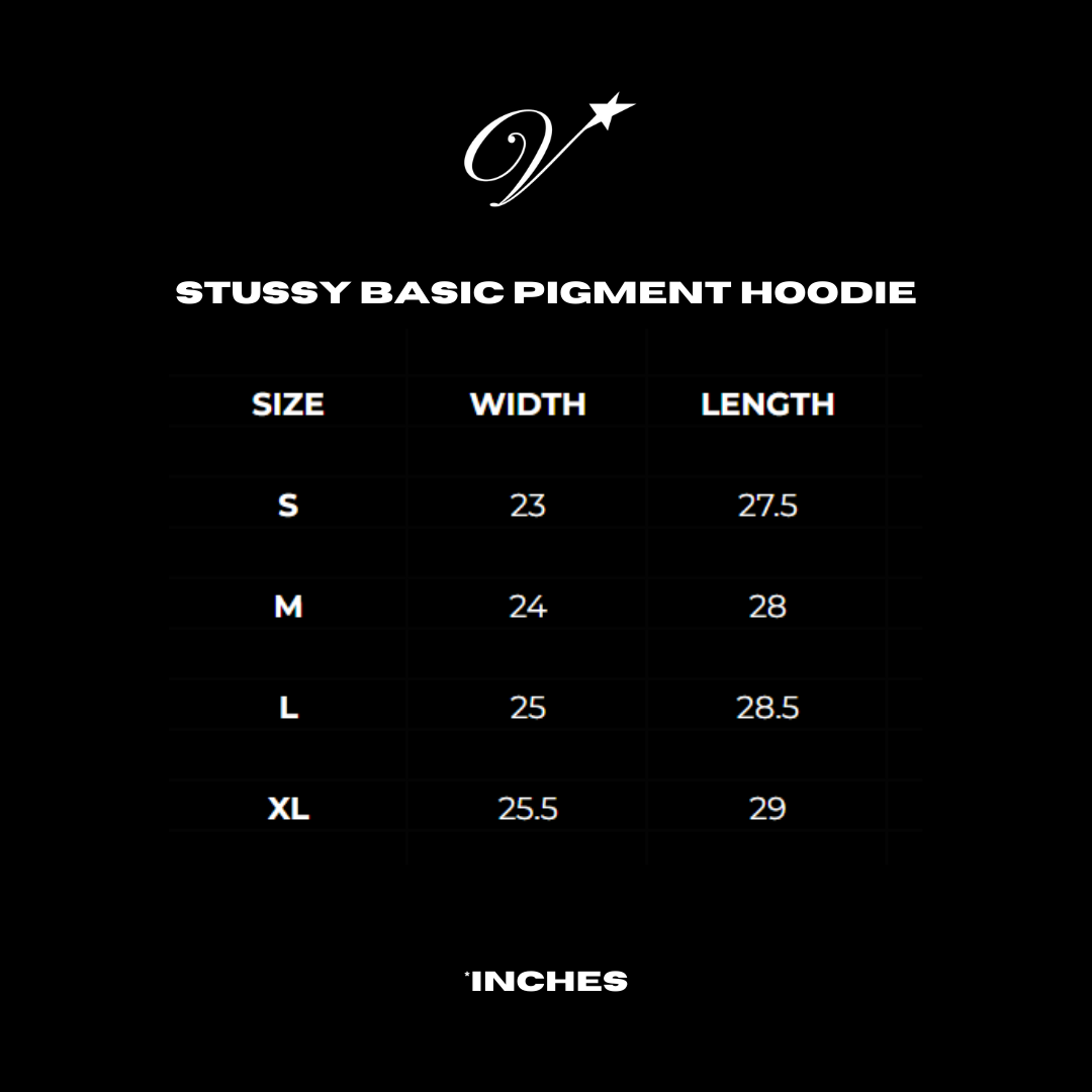 Stüssy basic pigment hoodie