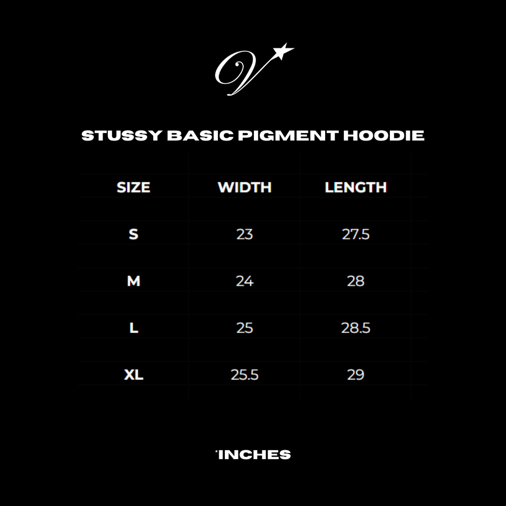 Stüssy basic pigment hoodie