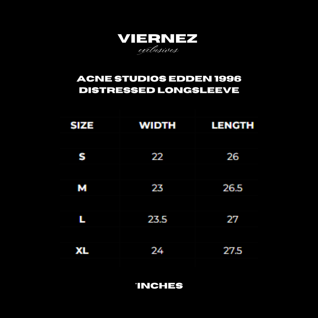 Acne Studios Edden 1996 Distressed Longsleeve