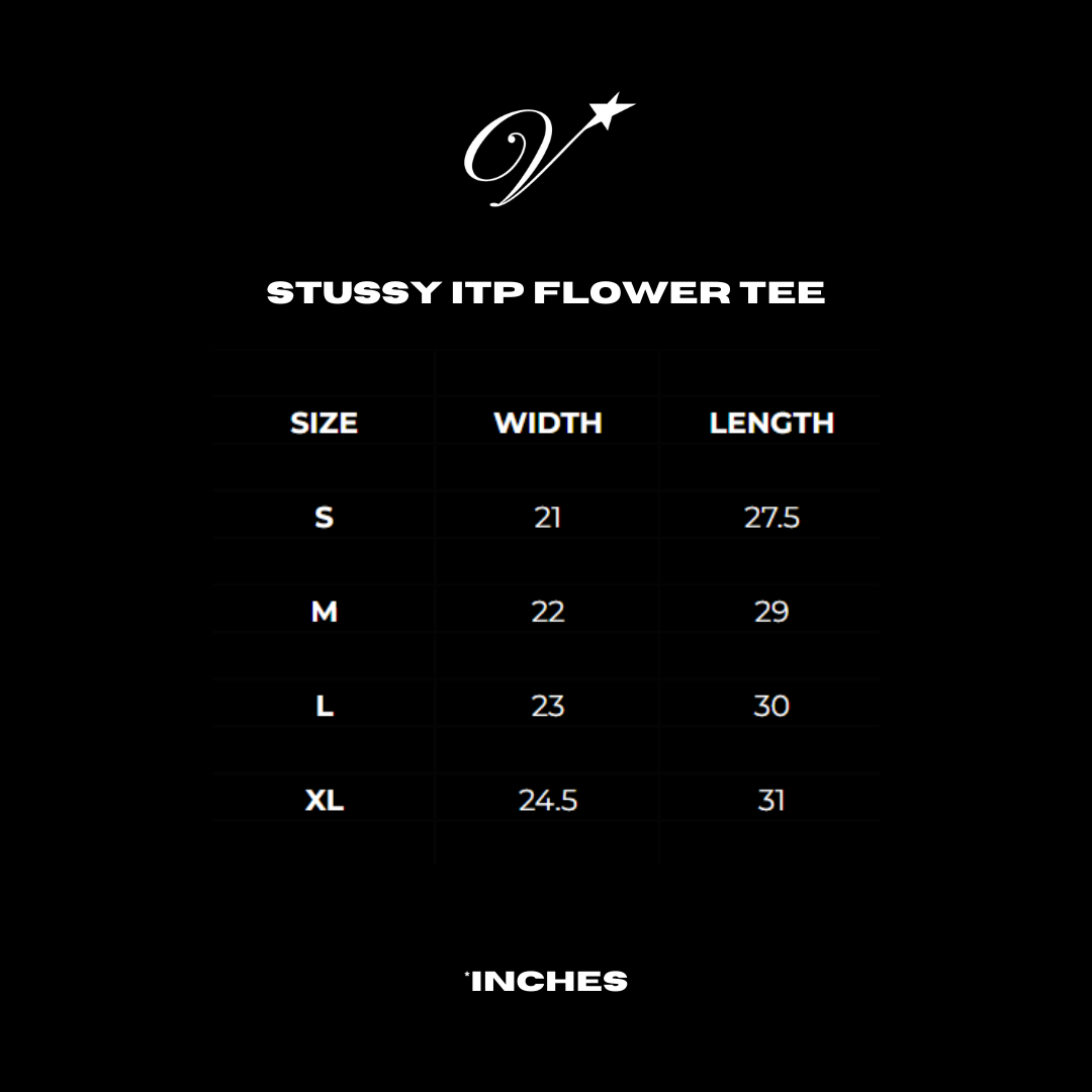 Stüssy ITP flower tee