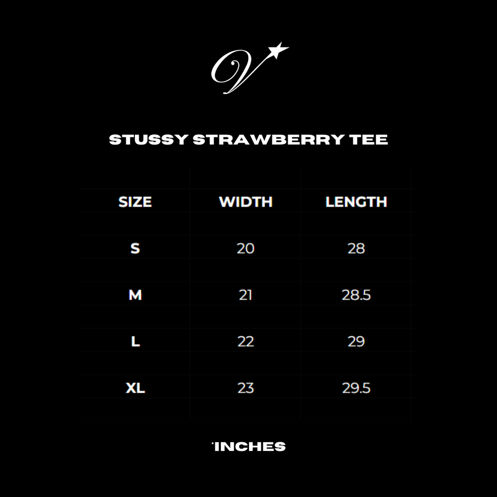 Stüssy strawberry tee