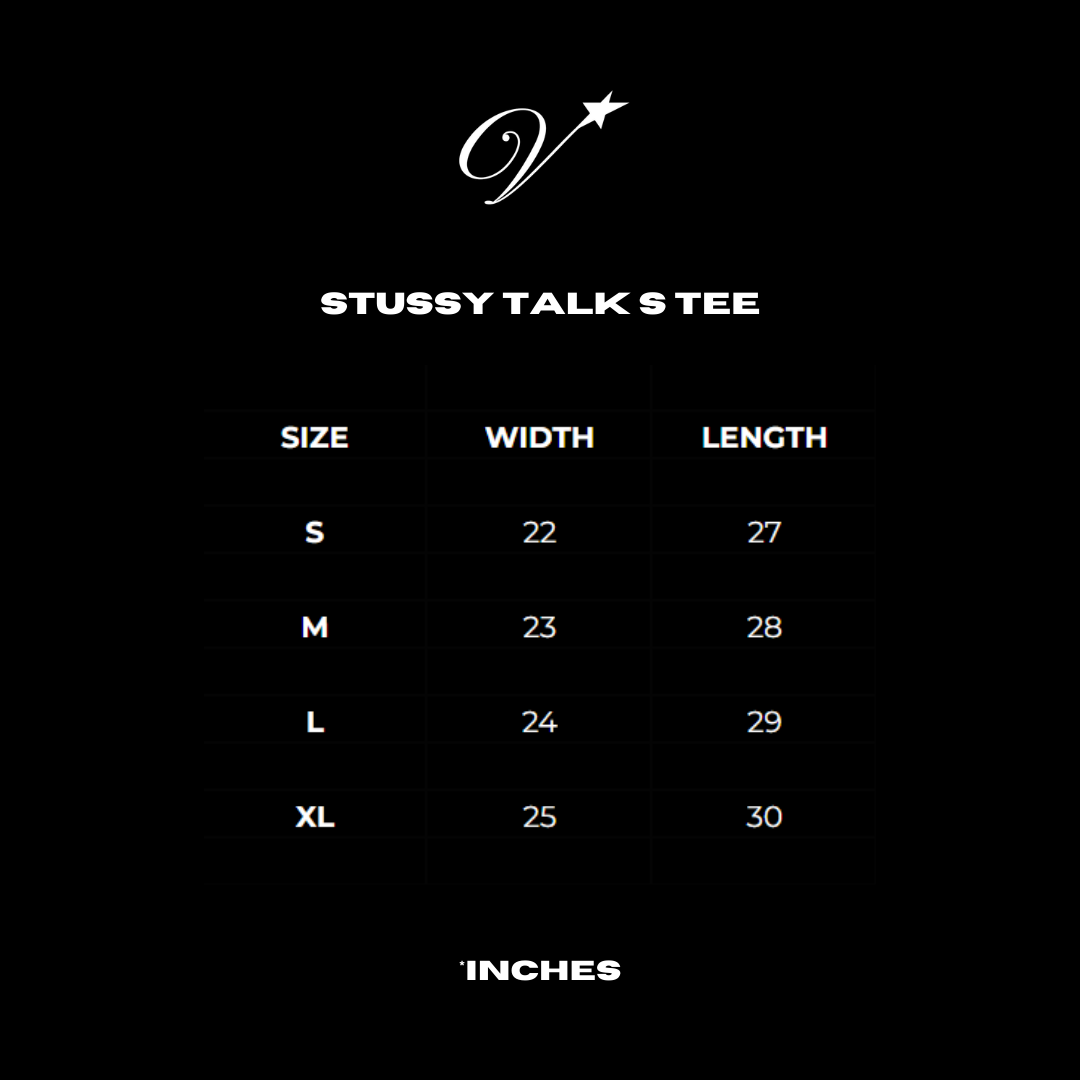 Stüssy talk S tee