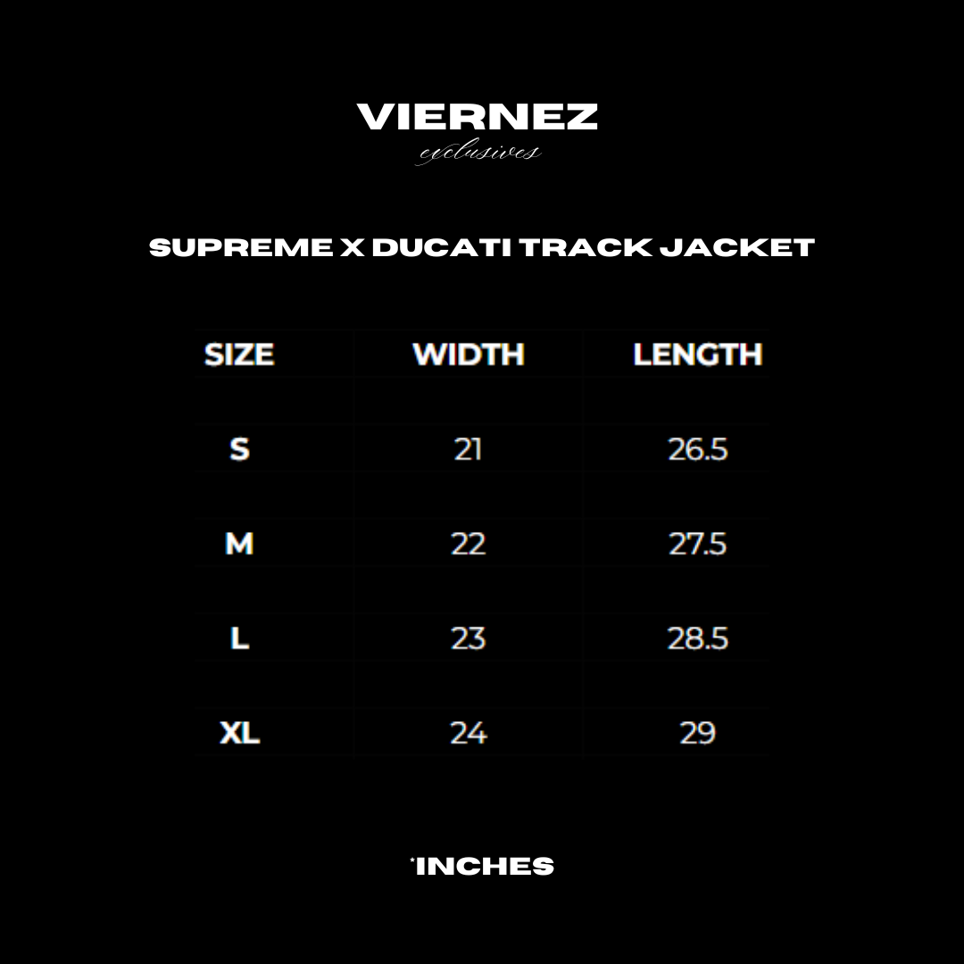 SUPREME x DUCATI Track Jacket