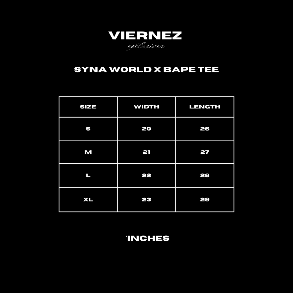Syna World X Bape tee