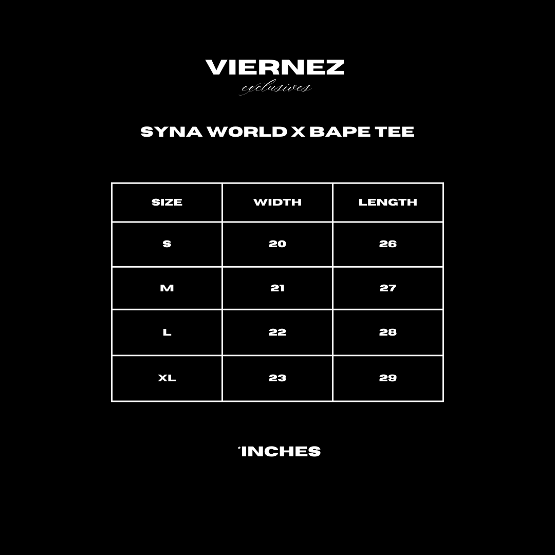 Syna World X Bape tee