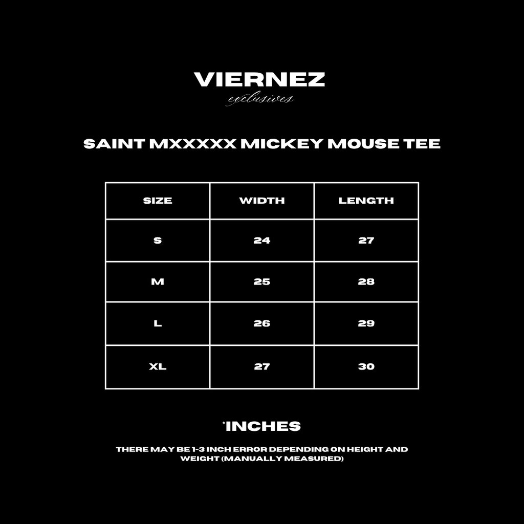Saint Mxxxxx Mickey Mouse Tee Medium - ON HAND