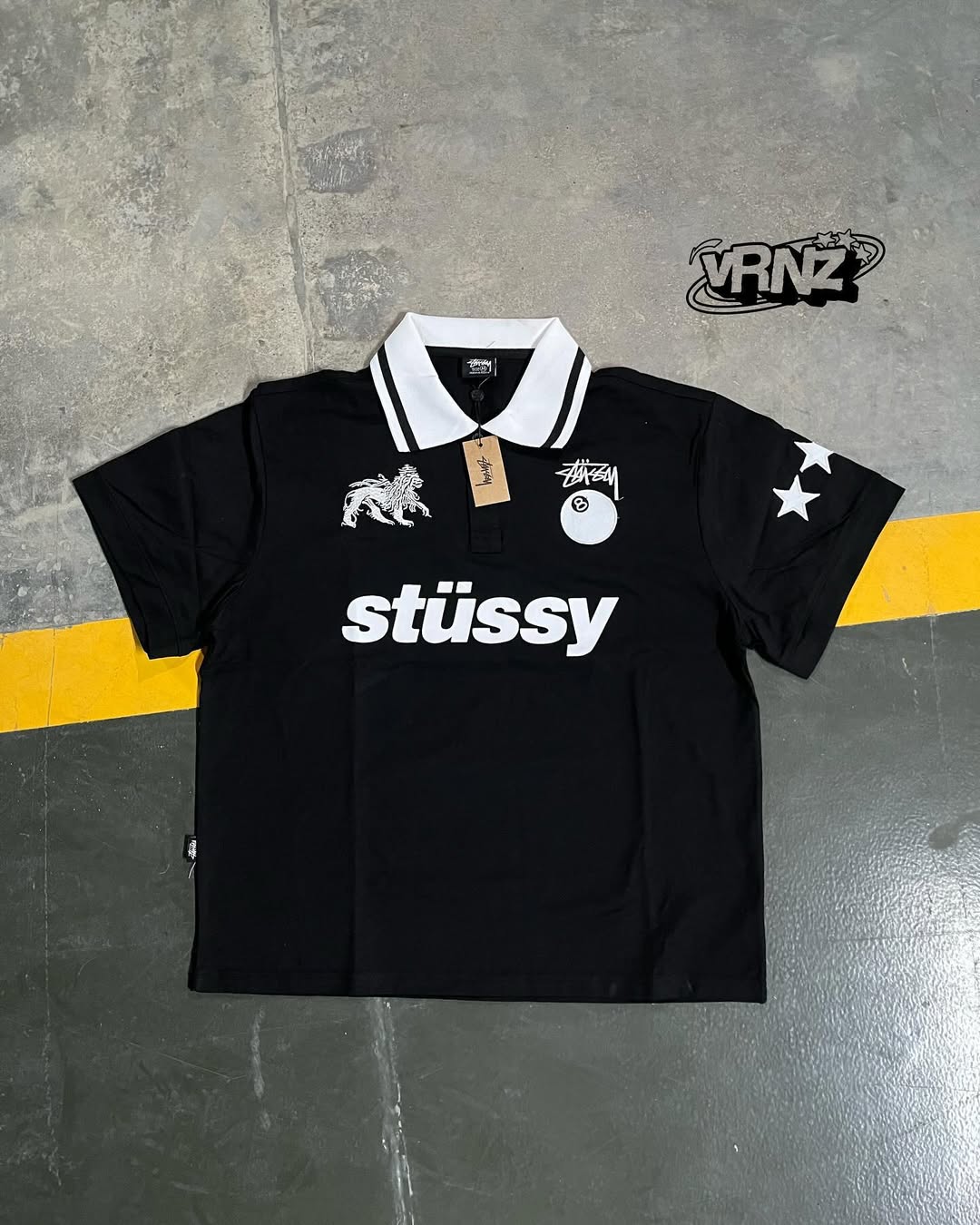 Stüssy football polo