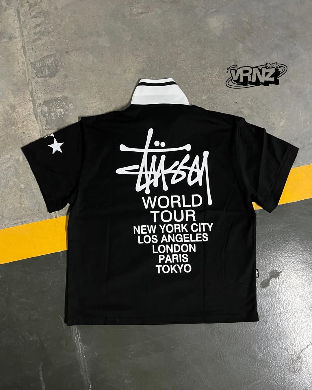 Stüssy football polo